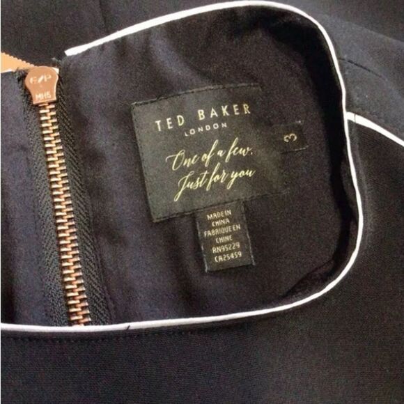 Ted Baker Artiro Asymmetrical Tunic Dress EUC (TB 3-US 8) - Picture 6 of 9